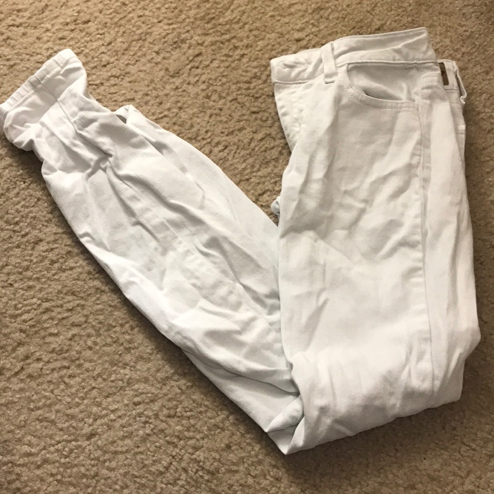 Size 4 A&E jeggings (white)